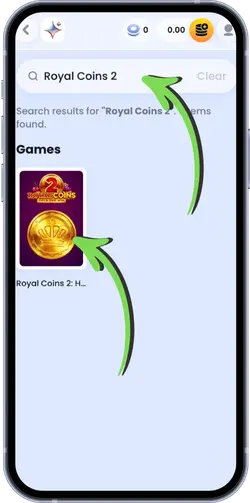 Search result: Royal Coins 2 game icon